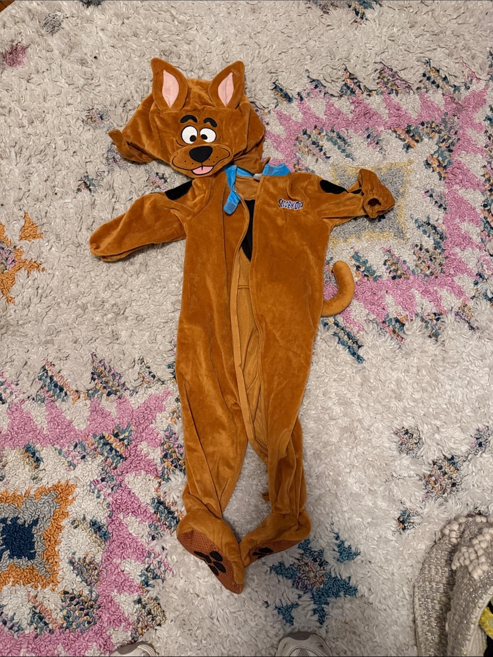 12-18m Brown Scooby-Doo One-Piece Halloween Costume